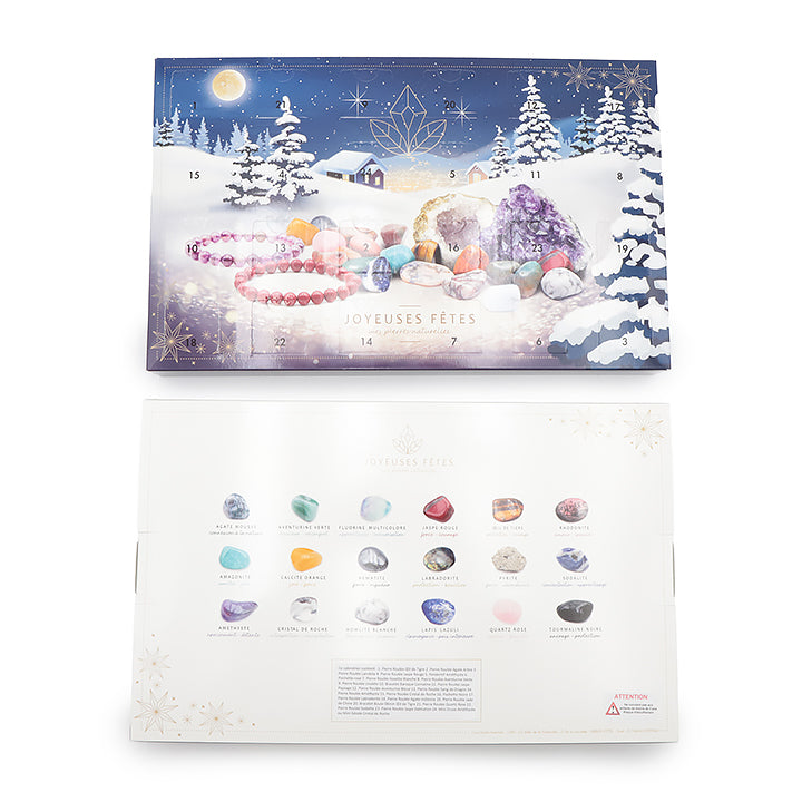 Calendrier de l’Avent – Pierres Naturelles et Bracelets