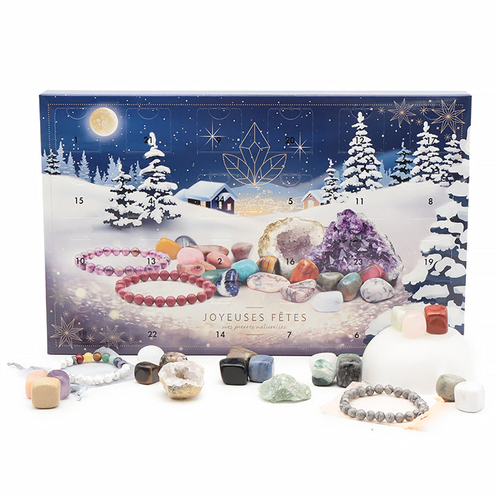 Calendrier de l’Avent – Pierres Naturelles et Bracelets